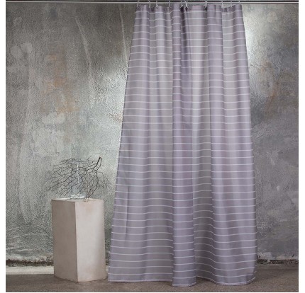 Κουρτίνα Μπάνιου 1.80x 2.00 Melinen Stripes Grey Κουρτίνα Μπάνιου 1.80x 2.00 Melinen Stripes Grey