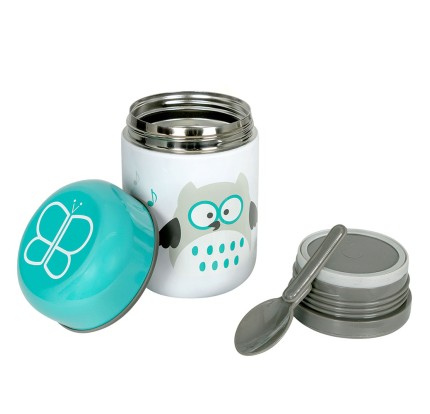 Δοχείο Φαγητού - Θερμός Με Κουτάλι Bbluv Food Aqua Blue Δοχείο Φαγητού - Θερμός Με Κουτάλι Bbluv Food Aqua Blue
