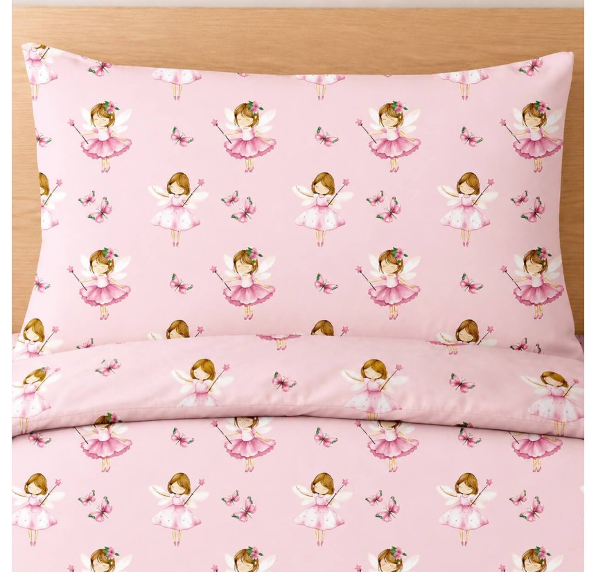 Παιδικά Σεντόνια Μονά (Σετ) Fairytale Girls
