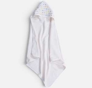 Βρεφική Κάπα 75x75 Nef-Nef Dots Ecru/Blue