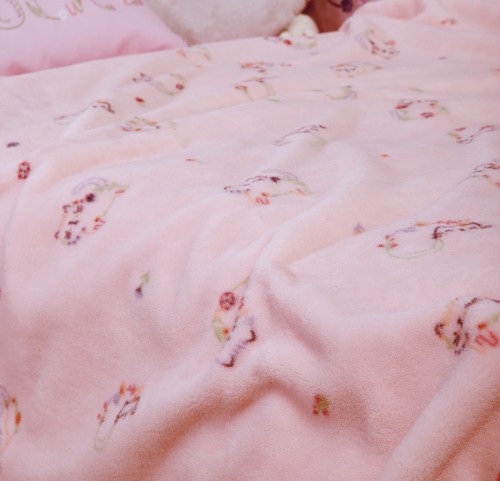 Βρεφική Κουβέρτα Fleece Αγκαλιάς 75x110 Nef-Nef Cats Are Perfect Pink