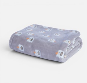 Βρεφική Κουβέρτα Fleece Αγκαλιάς 75x110 Nef-Nef Elephants Grey