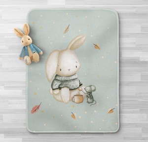 Βρεφική Κουβέρτα Κούνιας 100x140 Borea Λαγουδάκι