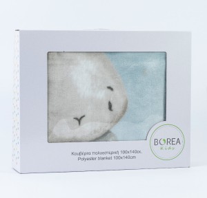 Βρεφική Κουβέρτα Κούνιας 100x140 Borea Λαγουδάκι