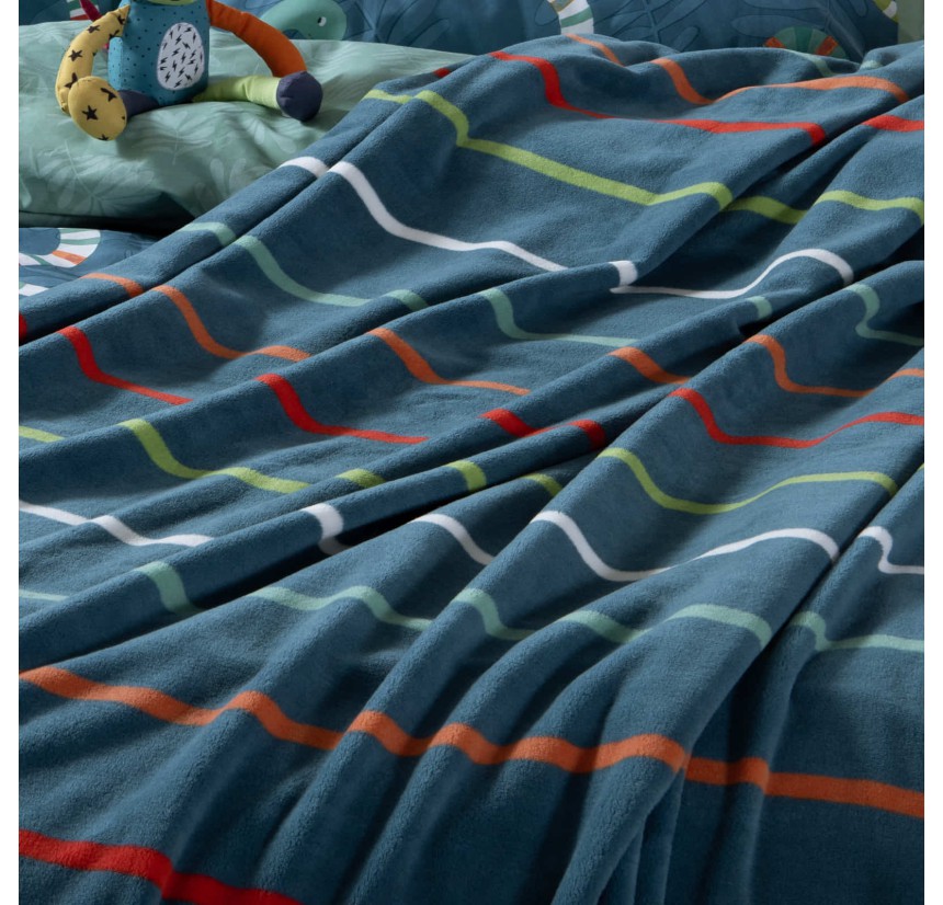 Παιδική Κουβέρτα Fleece Μονή Nef - Nef Chromatic Petrol