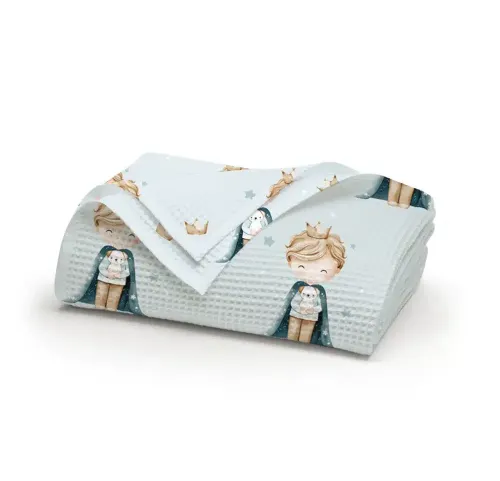 Πικέ Κουβέρτα Μονή 160x240 Borea Little King