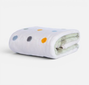 Βρεφική Κουβέρτα Κούνιας 100x140 Nef-Nef Baby Dots Green