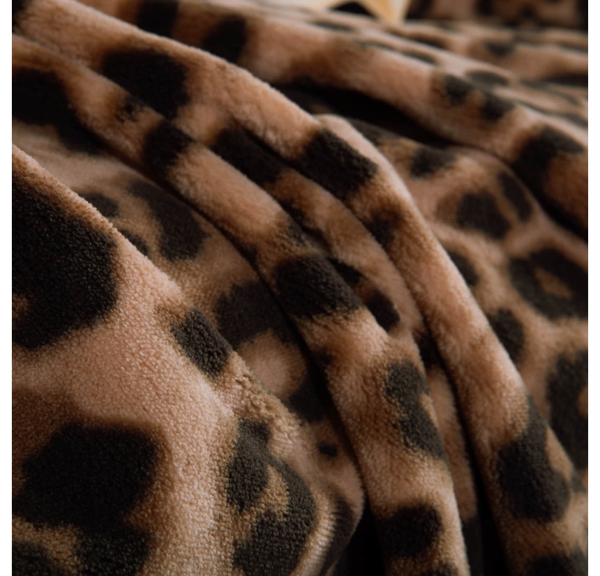 Κουβερτάκι Καναπέ 130x180 Nef-Nef Cheetar Brown