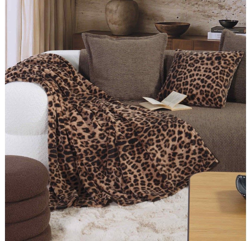 Κουβερτάκι Καναπέ 130x180 Nef-Nef Cheetar Brown Κουβερτάκι Καναπέ 130x180 Nef-Nef Cheetar Brown