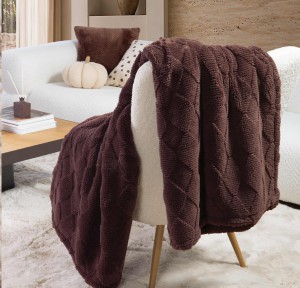 Κουβερτάκι Καναπέ 130x180 Nef-Nef Mizenie Brown