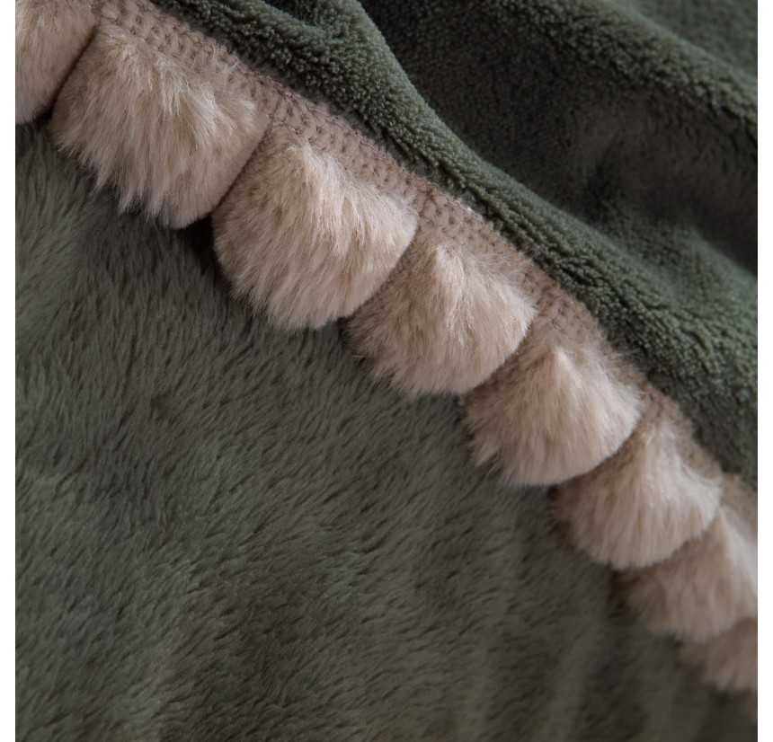 Κουβερτάκι Καναπέ 130x180 Nef-Nef Pompozia Green