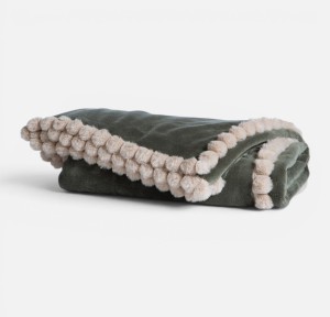 Κουβερτάκι Καναπέ 130x180 Nef-Nef Pompozia Green