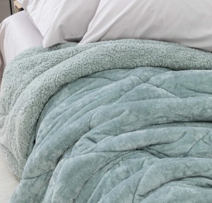 Κουβερτοπάπλωμα Μονό Borea Cozy Μέντα