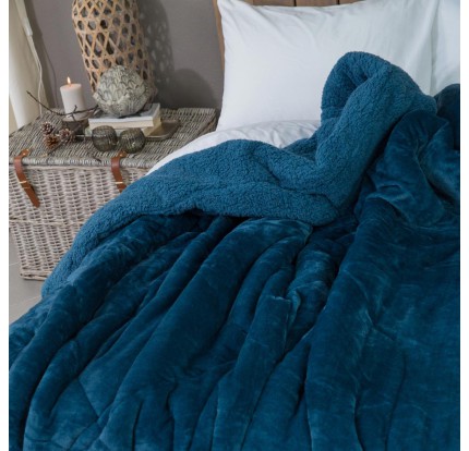 Κουβερτοπάπλωμα King Size Borea Cozy Γκρι