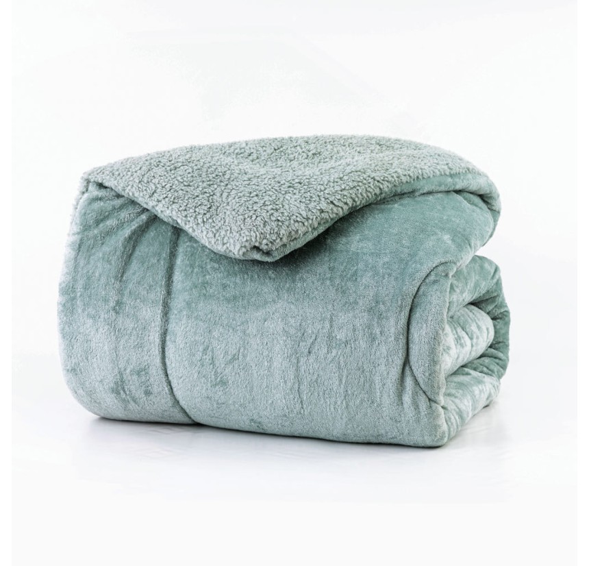 Κουβερτοπάπλωμα Μονό Borea Cozy Μέντα