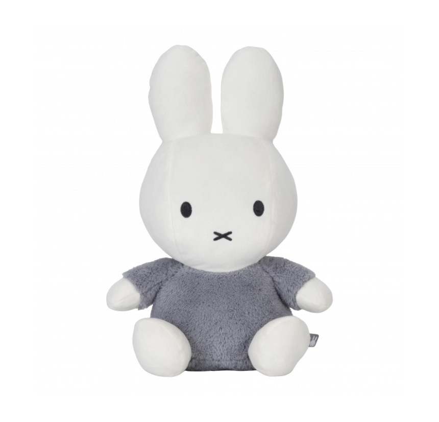 Λούτρινο Miffy Fluffy Ραφ 25cm με Εσωτερικό Κουδουνάκι