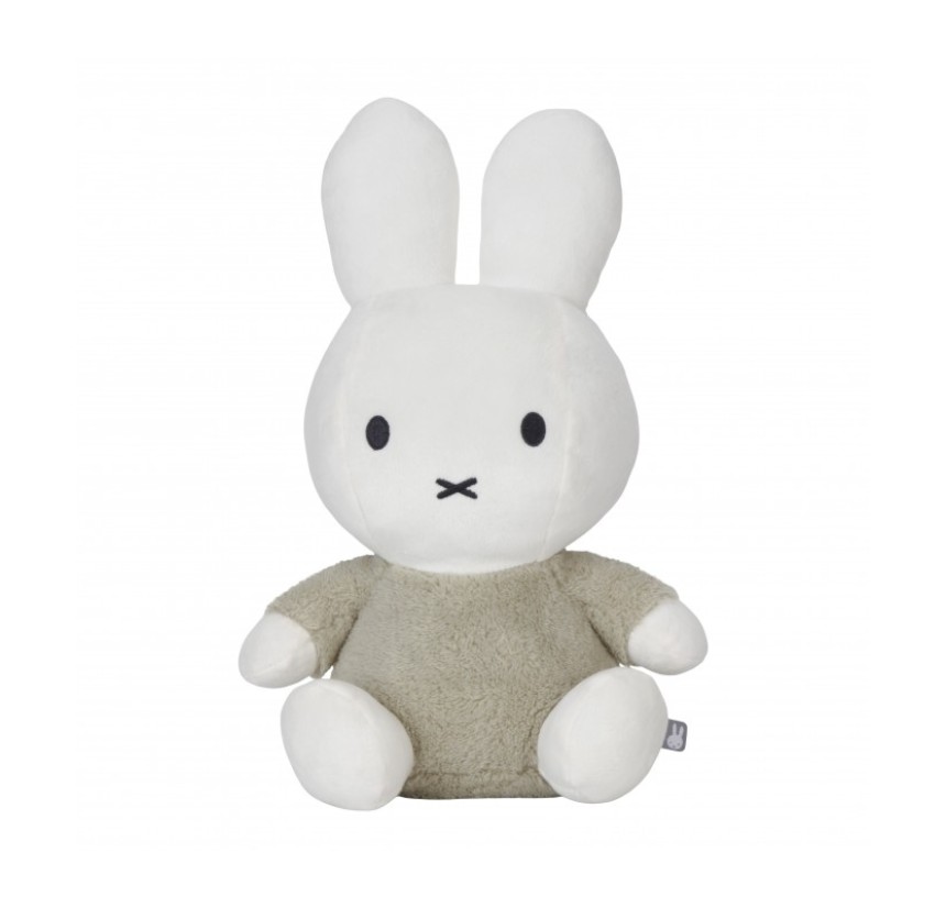 Λούτρινο Miffy Fluffy Μέντα 25cm με Εσωτερικό Κουδουνάκι