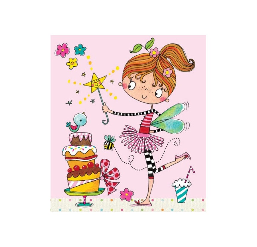 Ευχετήρια Κάρτα Rachel Ellen Desighn GMIN49 Birthday Fairy