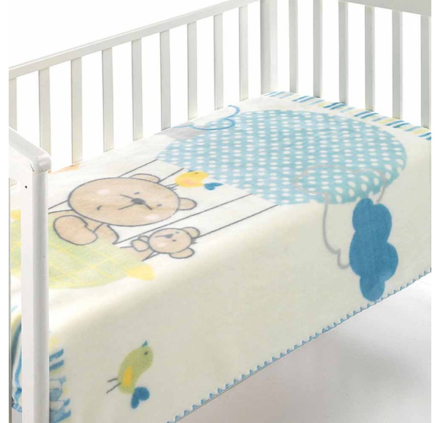 Βρεφική Κουβέρτα Αγκαλιάς Mora Kidz C75 Blue