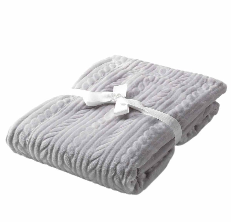 Βρεφική Κουβέρτα Fleece Κούνιας Mora Mimos Grey