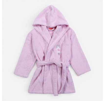 Βρεφικό Μπουρνούζι Με Κουκούλα Nef-Nef Ballerine World Light Lilac