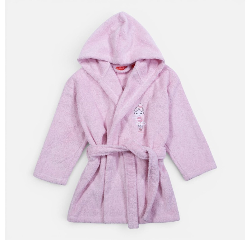 Βρεφικό Μπουρνούζι Με Κουκούλα Nef-Nef Ballerine World Light Lilac
