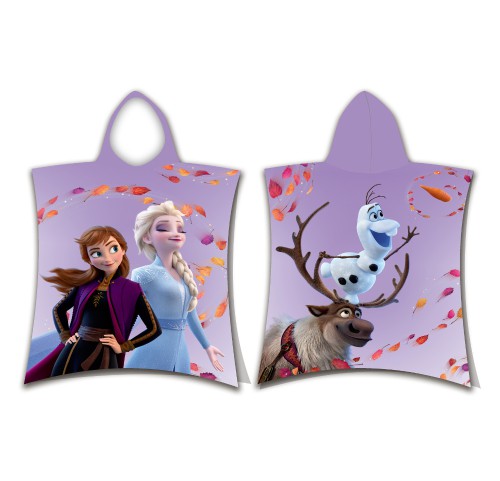 Παιδικό Πόντσο Θαλάσσης Βαμβακερό 50x115 Frozen