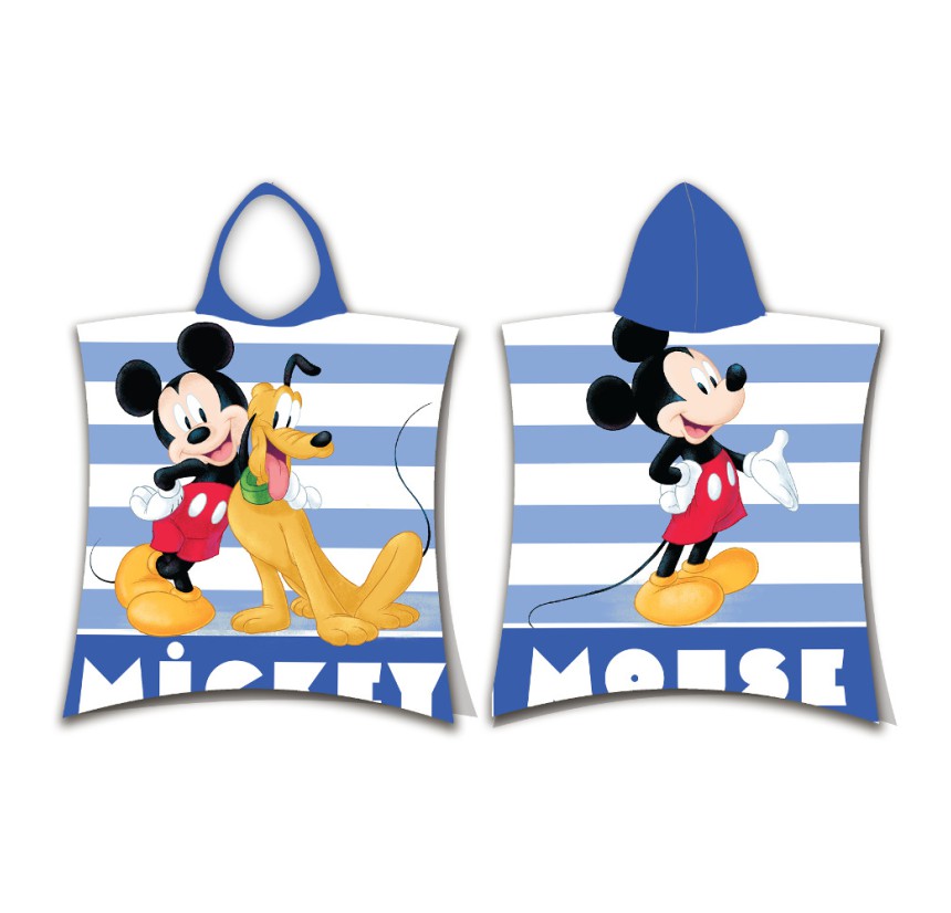 Παιδικό Πόντσο Θαλάσσης Βαμβακερό 50x115 Mickey Παιδικό Πόντσο Θαλάσσης Βαμβακερό 50x115 Mickey