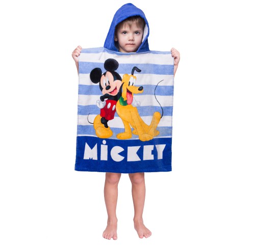 Παιδικό Πόντσο Θαλάσσης Βαμβακερό 50x115 Mickey