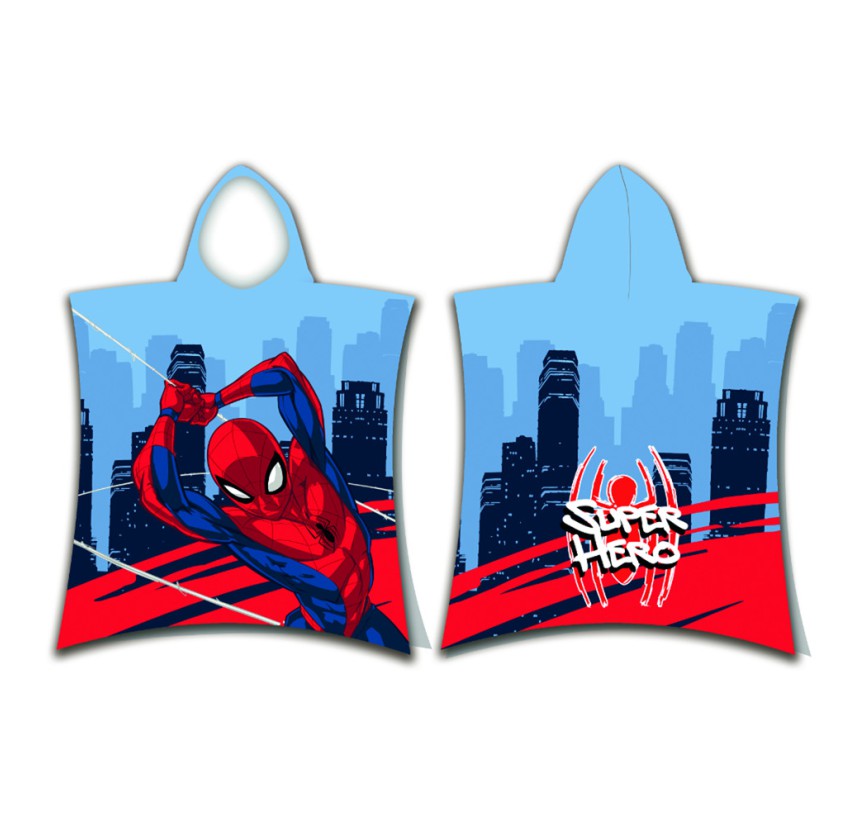 Παιδικό Πόντσο Θαλάσσης Βαμβακερό 50x115 Spiderman Παιδικό Πόντσο Θαλάσσης Βαμβακερό 50x115 Spiderman
