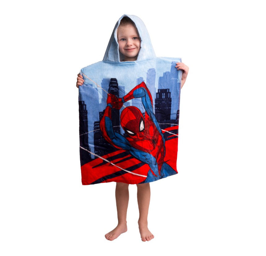 Παιδικό Πόντσο Θαλάσσης Βαμβακερό 50x115 Spiderman Παιδικό Πόντσο Θαλάσσης Βαμβακερό 50x115 Spiderman
