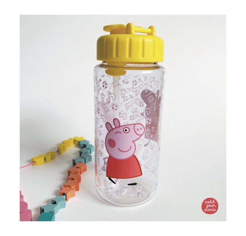 Παγούρι Με Καλαμάκι 350ml Petit Jour Paris Peppa Pig