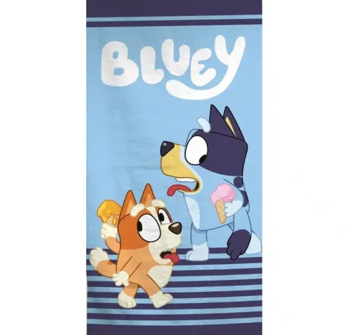 Παιδική Πετσέτα Θαλάσσης Microfiber 70x140 Ice Cream Bluey