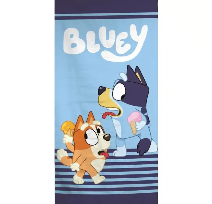 Παιδική Πετσέτα Θαλάσσης Microfiber 70x140 Ice Cream Bluey Παιδική Πετσέτα Θαλάσσης Microfiber 70x140 Ice Cream Bluey