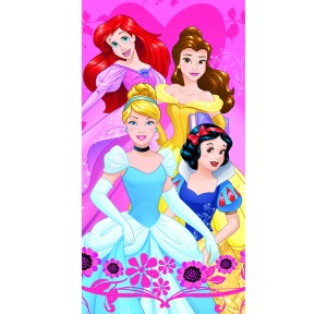 Παιδική Πετσέτα Θαλάσσης Βαμβακερή 70x140 Disney Princess Παιδική Πετσέτα Θαλάσσης Βαμβακερή 70x140 Disney Princess