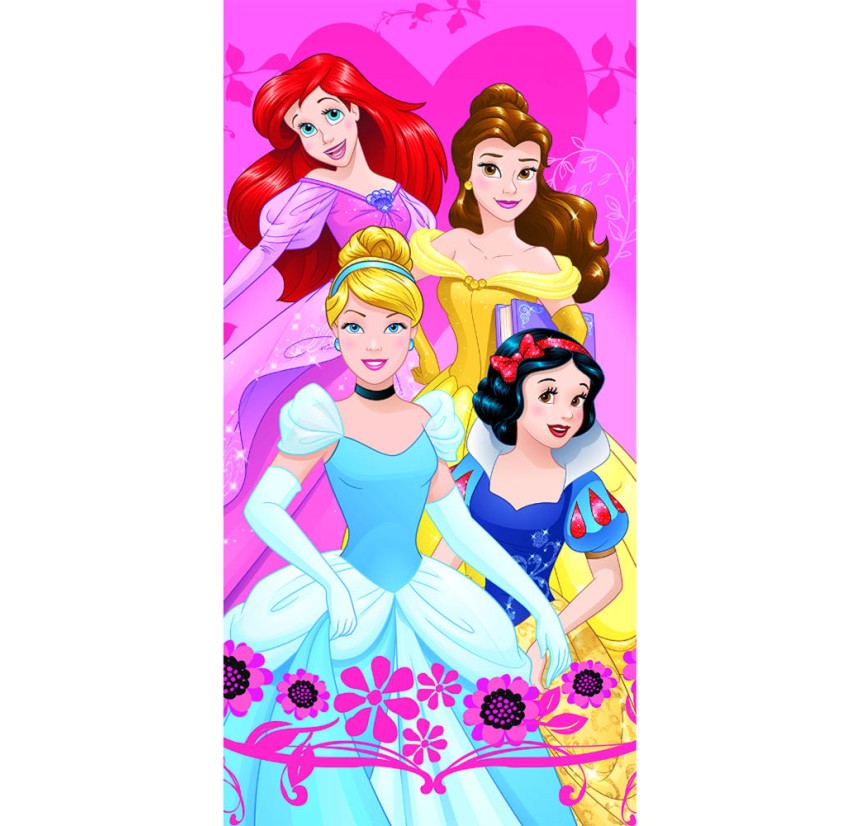 Παιδική Πετσέτα Θαλάσσης Βαμβακερή 70x140 Disney Princess Παιδική Πετσέτα Θαλάσσης Βαμβακερή 70x140 Disney Princess