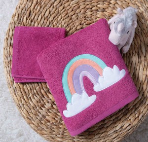 Παιδικές Πετσέτες Σετ (2τμχ) Nef- Nef Rainbow Mood Violet Παιδικές Πετσέτες Σετ (2τμχ) Nef- Nef Rainbow Mood Violet
