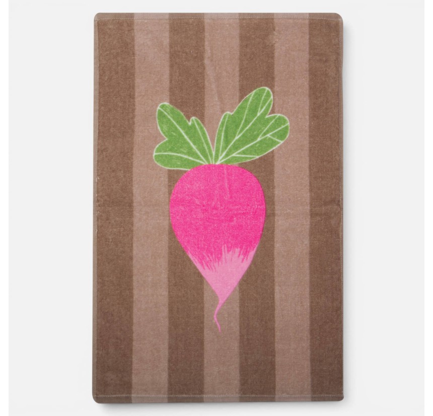 Πετσέτα Κουζίνας Βελουτέ 40x60 Nef-Nef Radish Brown