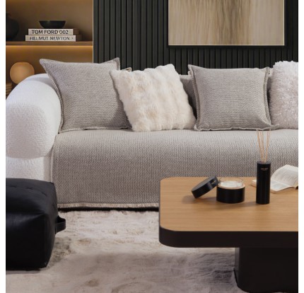 Ριχτάρι Τριθέσιου Καναπέ 180x300 Nef-Nef Brooklyn Ecru
