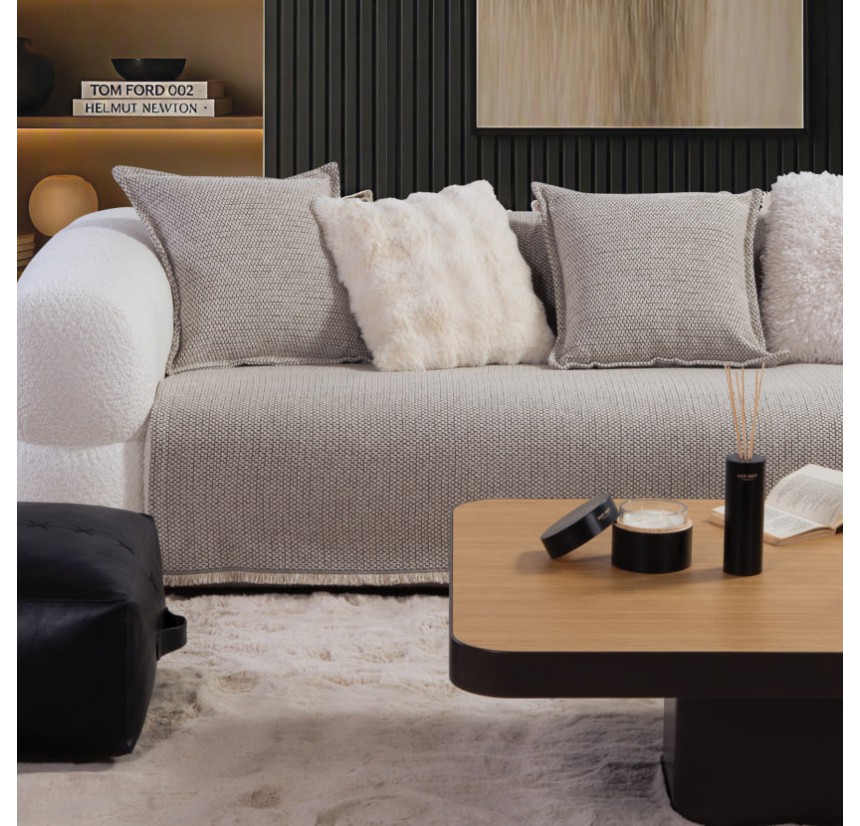 Ριχτάρι Διθέσιου Καναπέ 180x250 Nef-Nef Brooklyn Ecru Ριχτάρι Διθέσιου Καναπέ 180x250 Nef-Nef Brooklyn Ecru