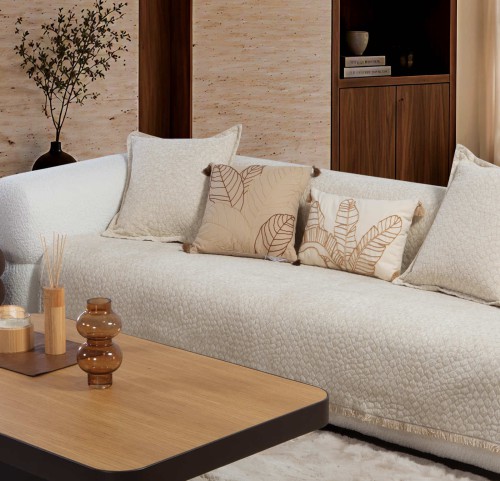 Ριχτάρι Διθέσιου Καναπέ 180x250 Nef-Nef Decore Ecru