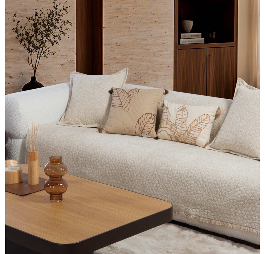 Ριχτάρι Διθέσιου Καναπέ 180x250 Nef-Nef Decore Ecru