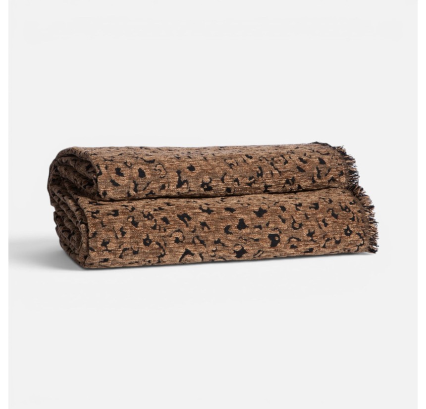 Ριχτάρι Διθέσιου Καναπέ 180x250 Nef-Nef Leopard Brown