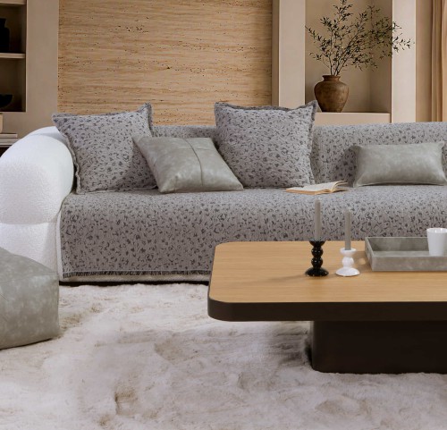 Ριχτάρι Διθέσιου Καναπέ 180x250 Nef-Nef Leopard Grey