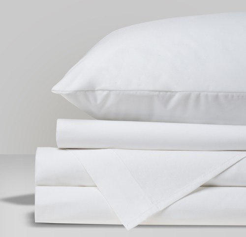 Σεντόνι 100% Βαμβάκι 144TC Λευκό 