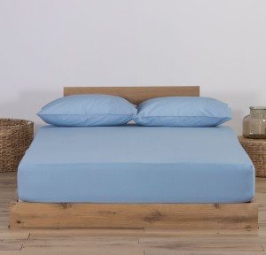 Σεντόνι Μακό King Size με Λάστιχο Jersey 1.80x 2.00 +35 Nef - Nef Light Blue Σεντόνι Μακό King Size με Λάστιχο Jersey 1.80x 2.00 +35 Nef - Nef Light Blue