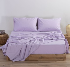 Σεντόνι Μονό με Λάστιχο 100x200+30 Nef-Nef Basic Lavender