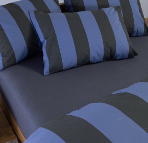Παπλωματοθήκη Μονή (ΣΕΤ) Nef - Nef Casual Vertia Blue/Black