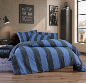 Παπλωματοθήκη Μονή (ΣΕΤ) Nef - Nef Casual Vertia Blue/Black Παπλωματοθήκη Μονή (ΣΕΤ) Nef - Nef Casual Vertia Blue/Black