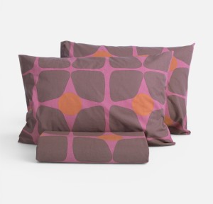 Παπλωματοθήκη Υπέρδιπλη (Σετ) Nef - Nef Casual Coreo Mauve